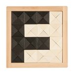 Magisches Mosaik schwarz-weiß