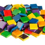 Magnet-Quadrate/100 Stück
