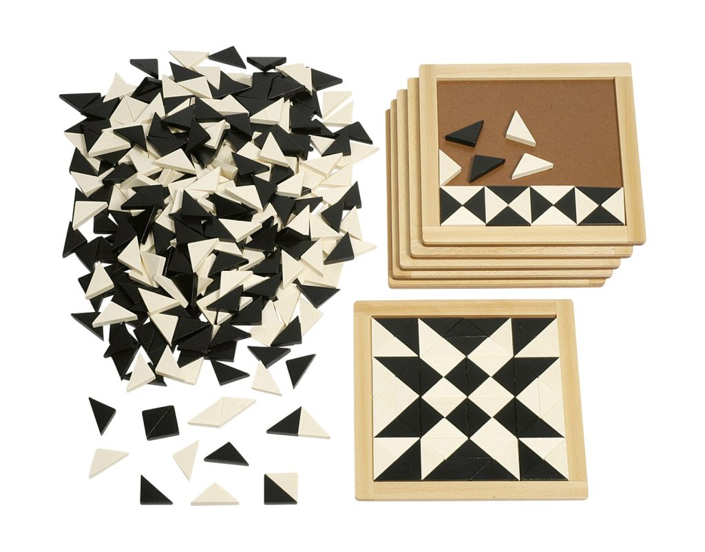 Magisches Mosaik s-w