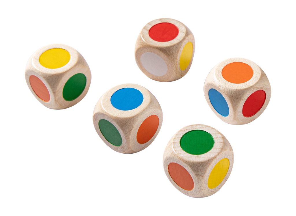 Farbwürfel-Set, 5 Stück