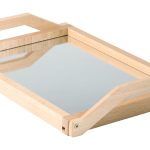 Tablett mit Spiegelboden