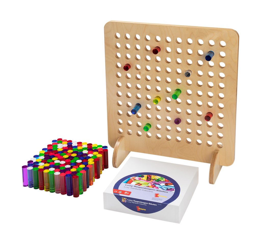 Regenbogen-Steckspiel