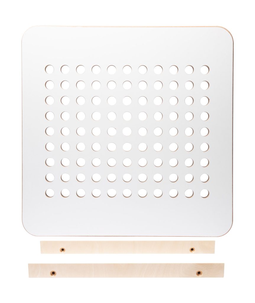 Regenbogen Steckbrett Wand