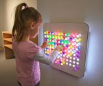 Regenbogen Steckbrett Wand