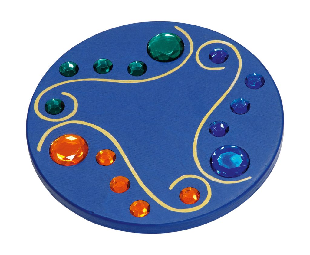 Juwelenkreisel blau