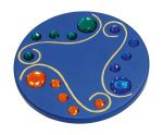Juwelenkreisel blau