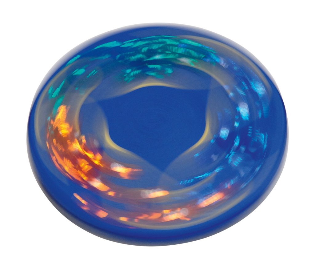 Juwelenkreisel blau