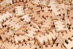 Steckbausteine Holz 500