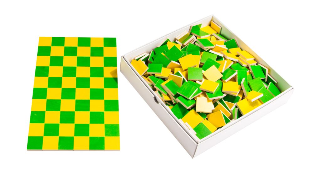 Quadrate gelb-grün