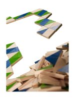 Dreiecke grün-blau-natur