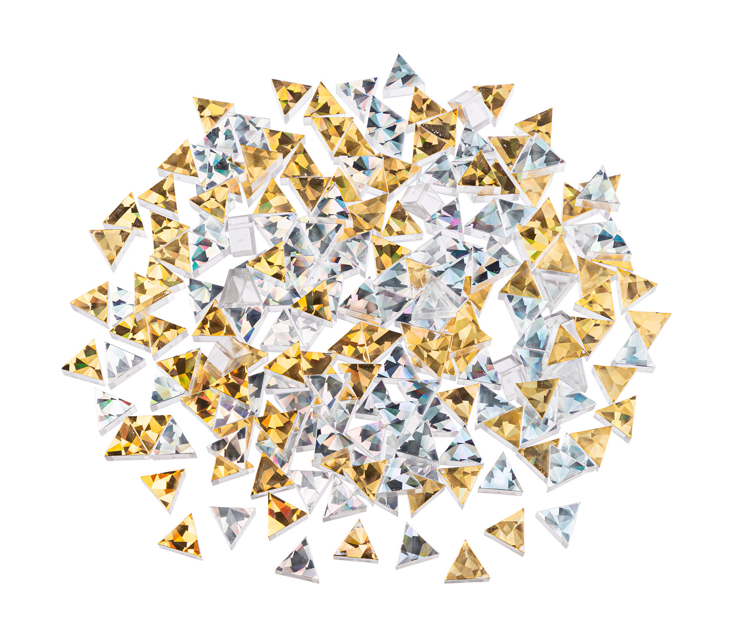 Glitzer-Prismo gold/silber Glitzer-Prismo gold/silber