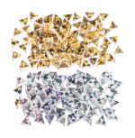 Glitzer-Prismo gold/silber