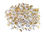 Glitzer-Trapeze gold/silber