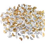 Glitzer-Trapeze gold/silber