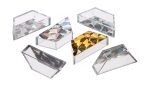 Glitzer-Trapeze gold/silber