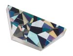 Glitzer-Trapeze gold/silber