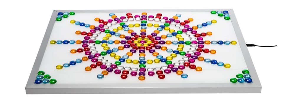 Muggelsteine transp. glitzernd