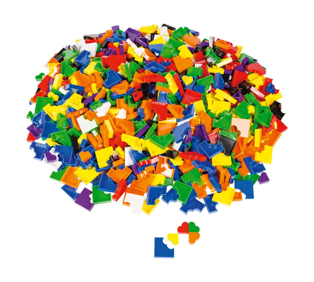 Herzpuzzle-Legest. Großpack.
